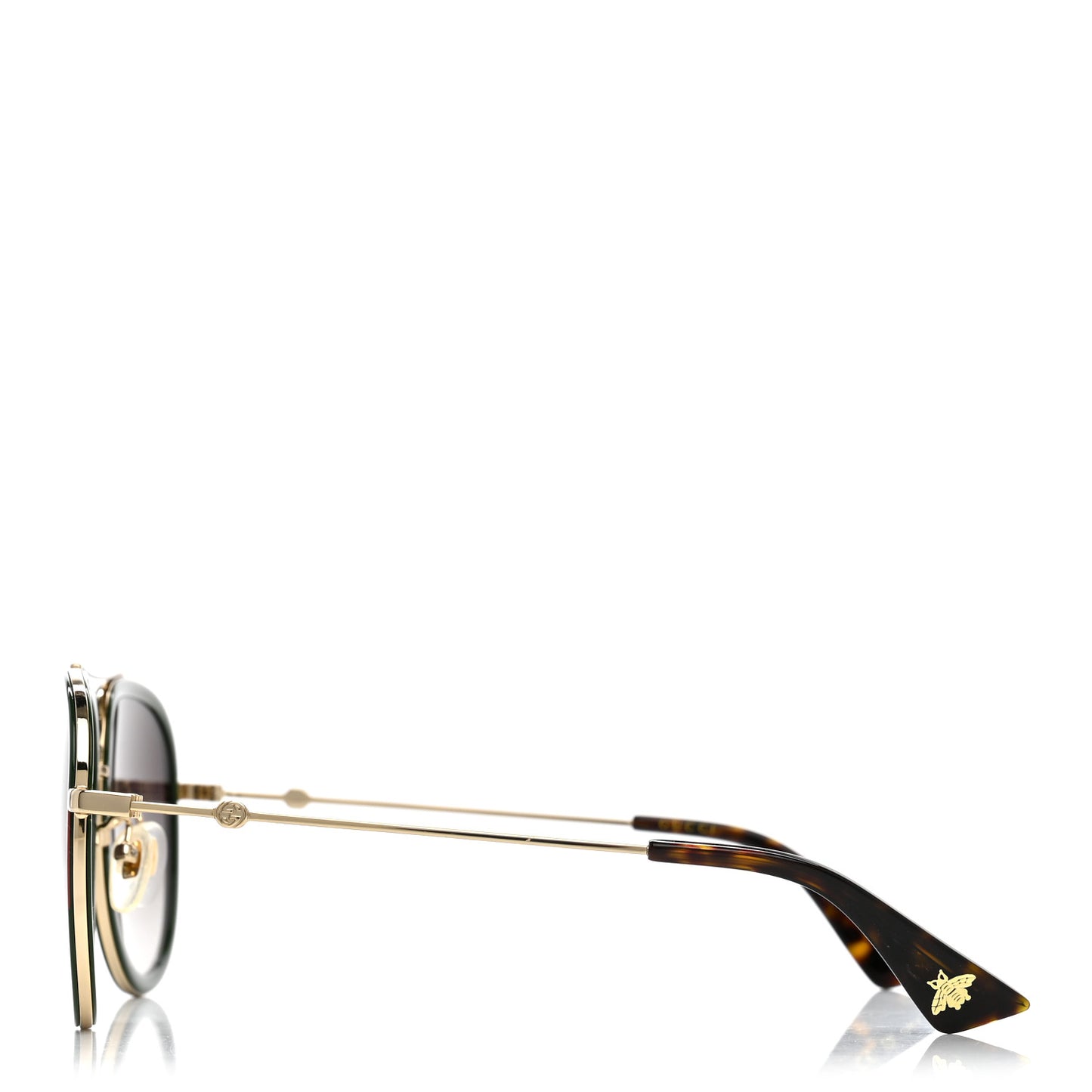 Web Aviator Sunglasses GG0062S Green Red
