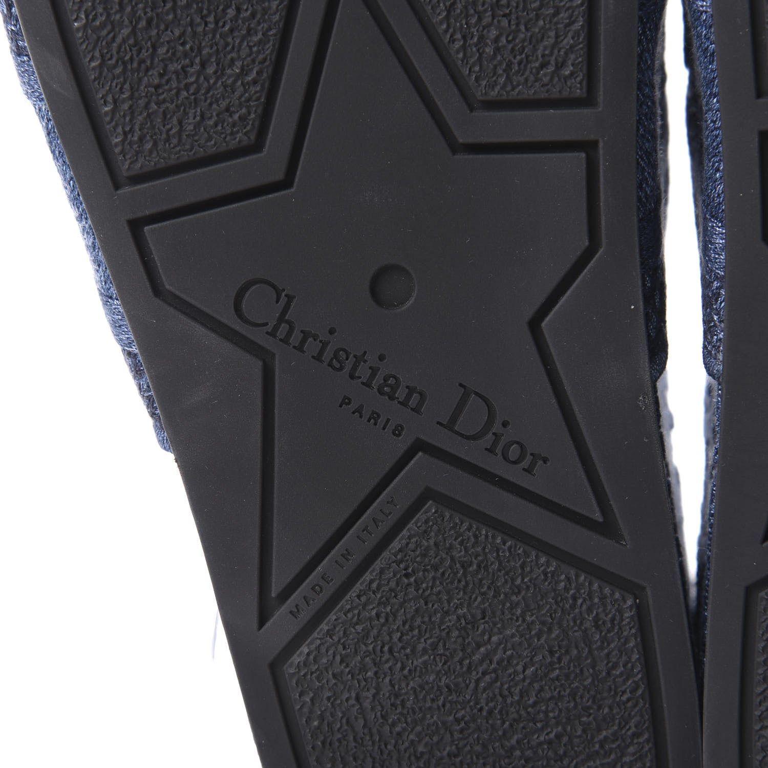 Christian Dior Oblique Denim D-Way Platform Sandal 38 Blue 10 of 11