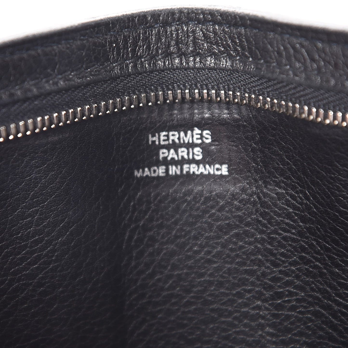 Taurillon Clemence Zip Zap Bi-Fold Wallet Black