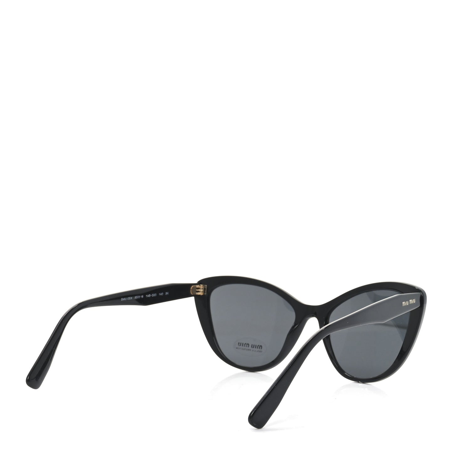 Acetate Cat Eye Sunglasses SMU 05X Black