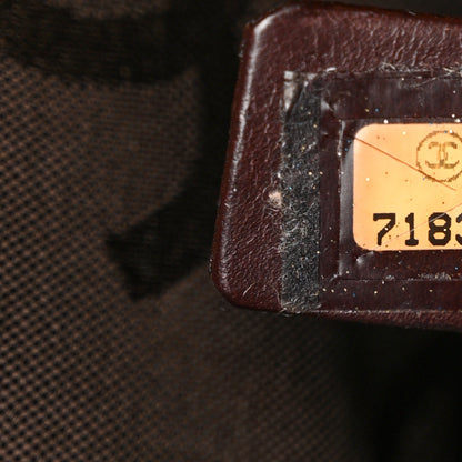 Chanel Suede Quilted Shopping Tote Brown 7 of 13