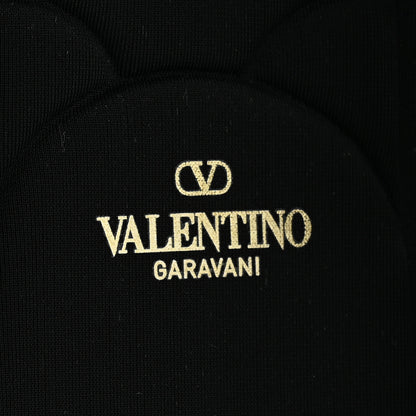 Valentino Garavani Scalloped Rubber VLogo Ondette Ballerina Flats 41 Black 8 of 9