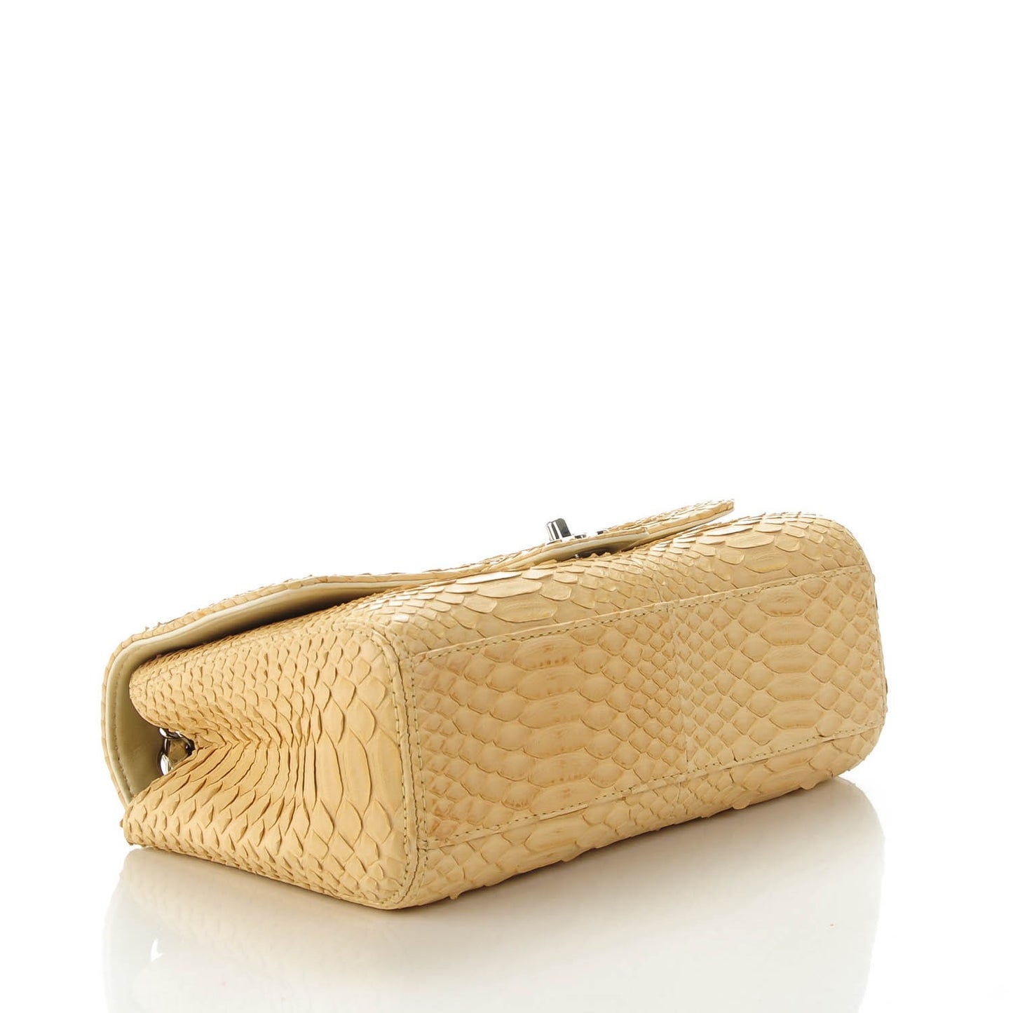 Python Medium Soho Tassel Flap Beige