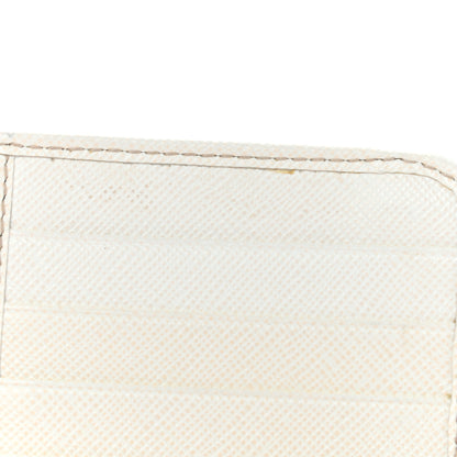 Prada Saffiano Metal Compact Wallet Talco 12 of 24