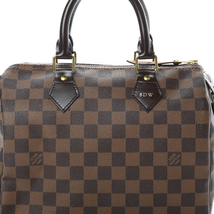 Louis Vuitton Damier Ebene Speedy 25 8 of 12