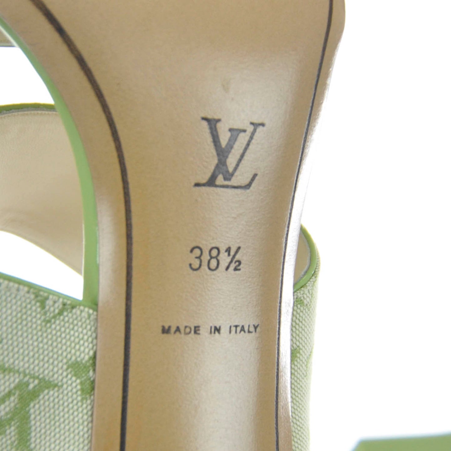 Mini Monogram Mary Kate Heels 38.5
