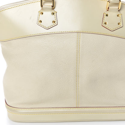 Louis Vuitton Suhali Lockit MM White 8 of 20