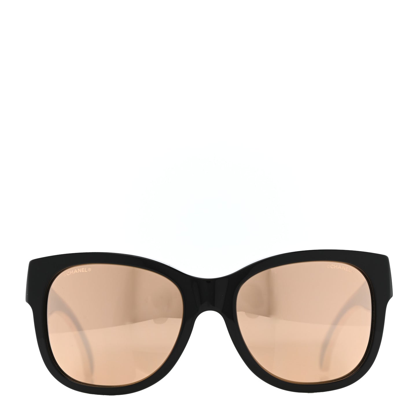 Acetate Mirrored CC Sunglasses 5270 Black Gold