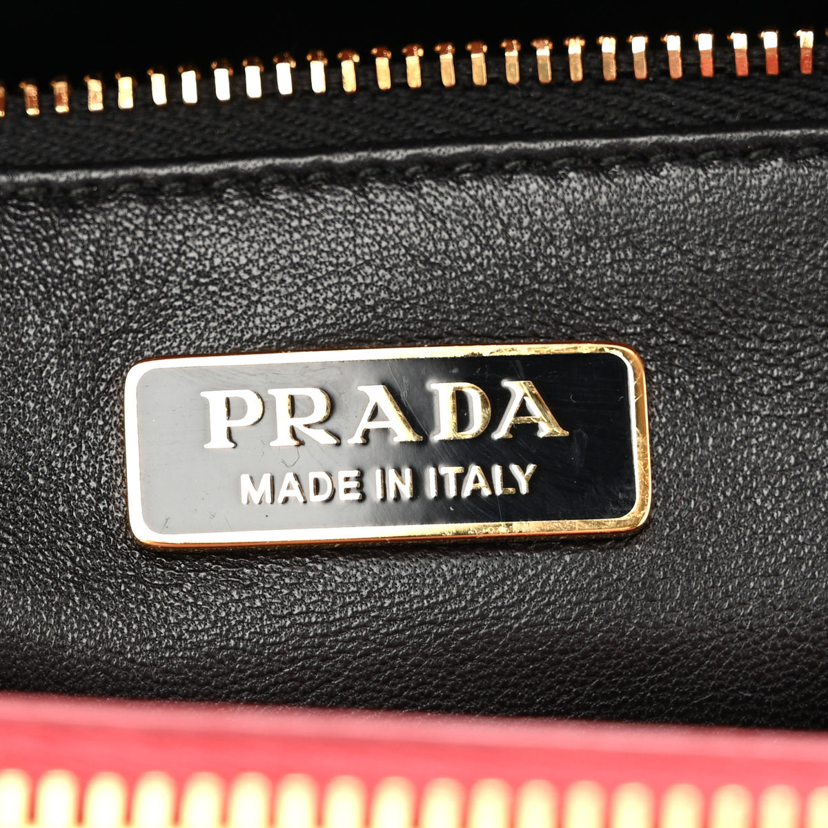 Prada Saffiano Vernice Mini Galleria Double Zip Tote Scarlatto 6 of 9