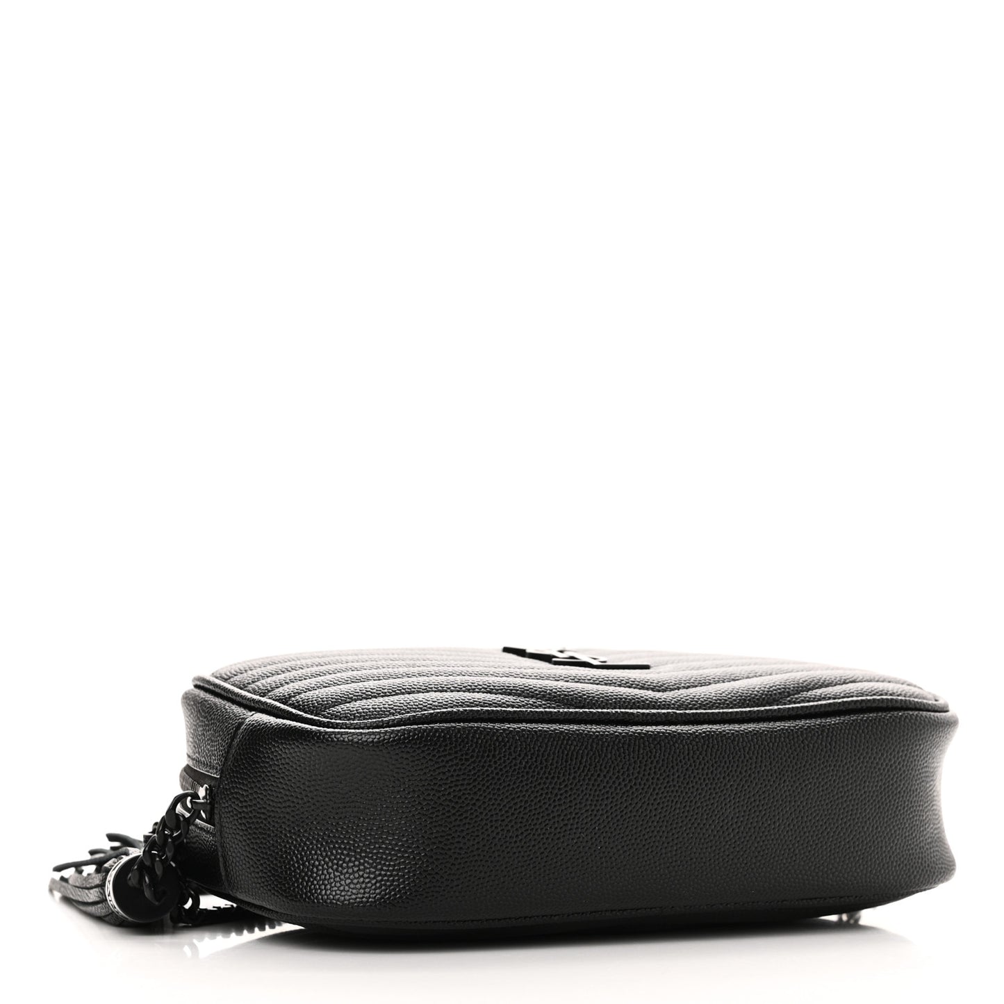 Grain De Poudre Matelasse Monochrome Monogram Mini Lou Camera Bag Black