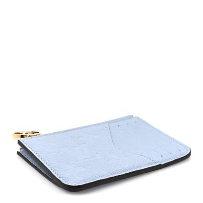 Louis Vuitton Empreinte Monogram Zipped Romy Card Holder Bleu Nuage 4 of 7