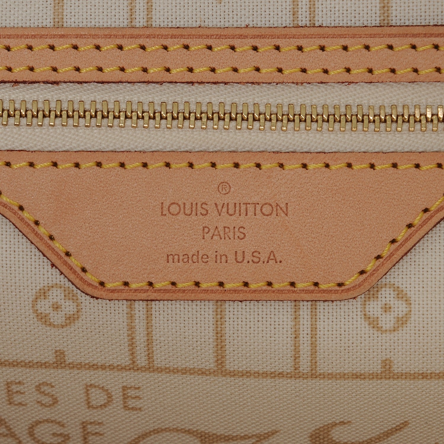 Louis Vuitton Damier Azur Neverfull MM 6 of 6