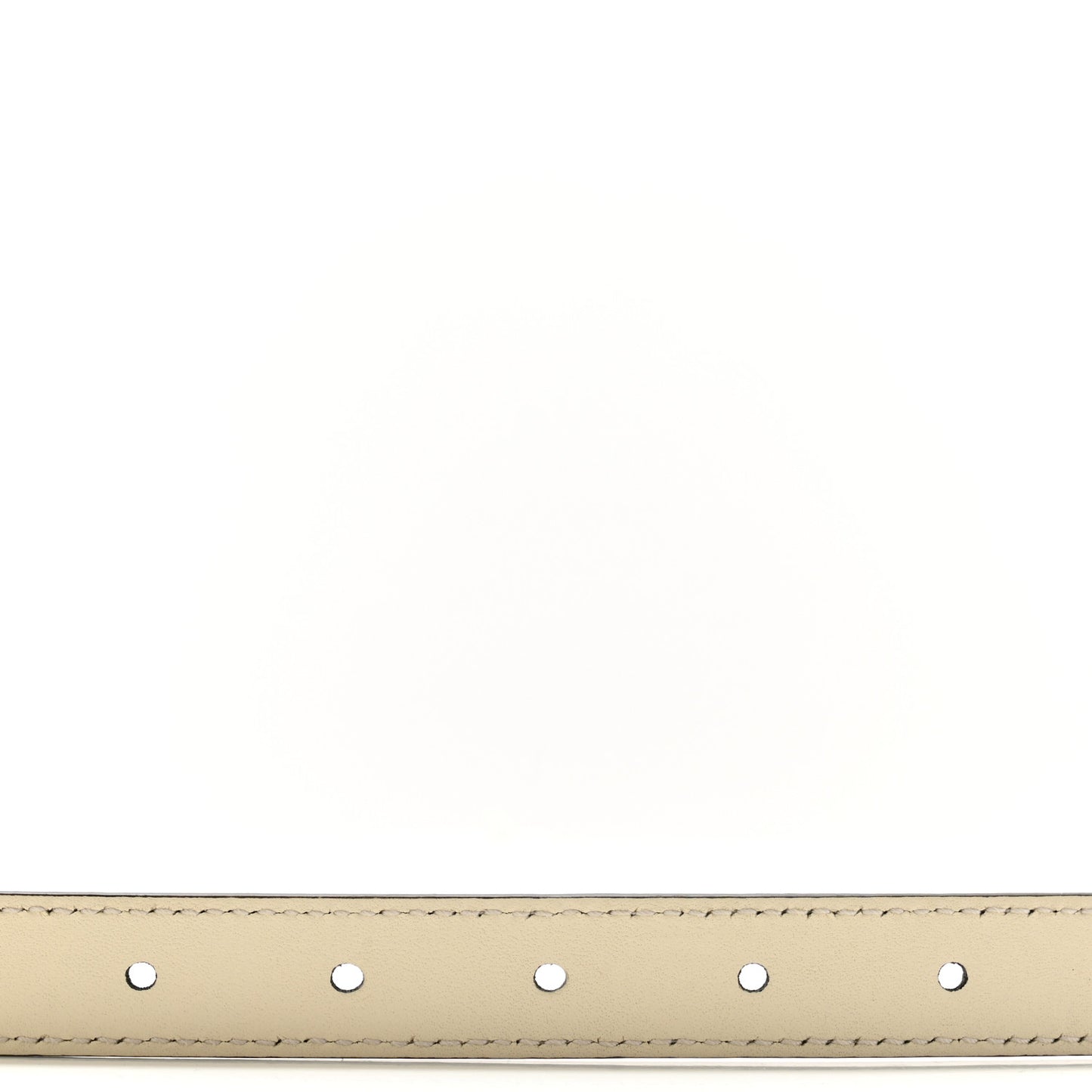 Calfskin Double G 20mm Belt 105 42 Mystic White