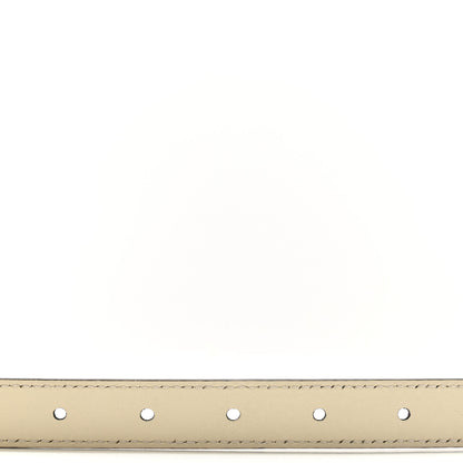 Gucci Calfskin Double G 20mm Belt 105 42 Mystic White 4 of 5