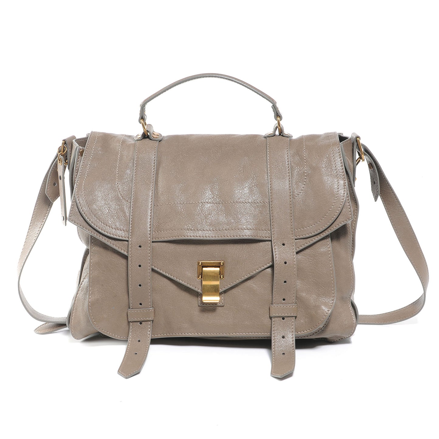 Lambskin PS1 XL Satchel Smoke