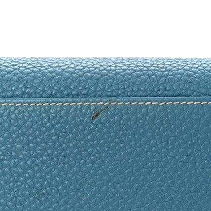 Hermes Togo Kelly Retourne 28 Blue Jean 11 of 11