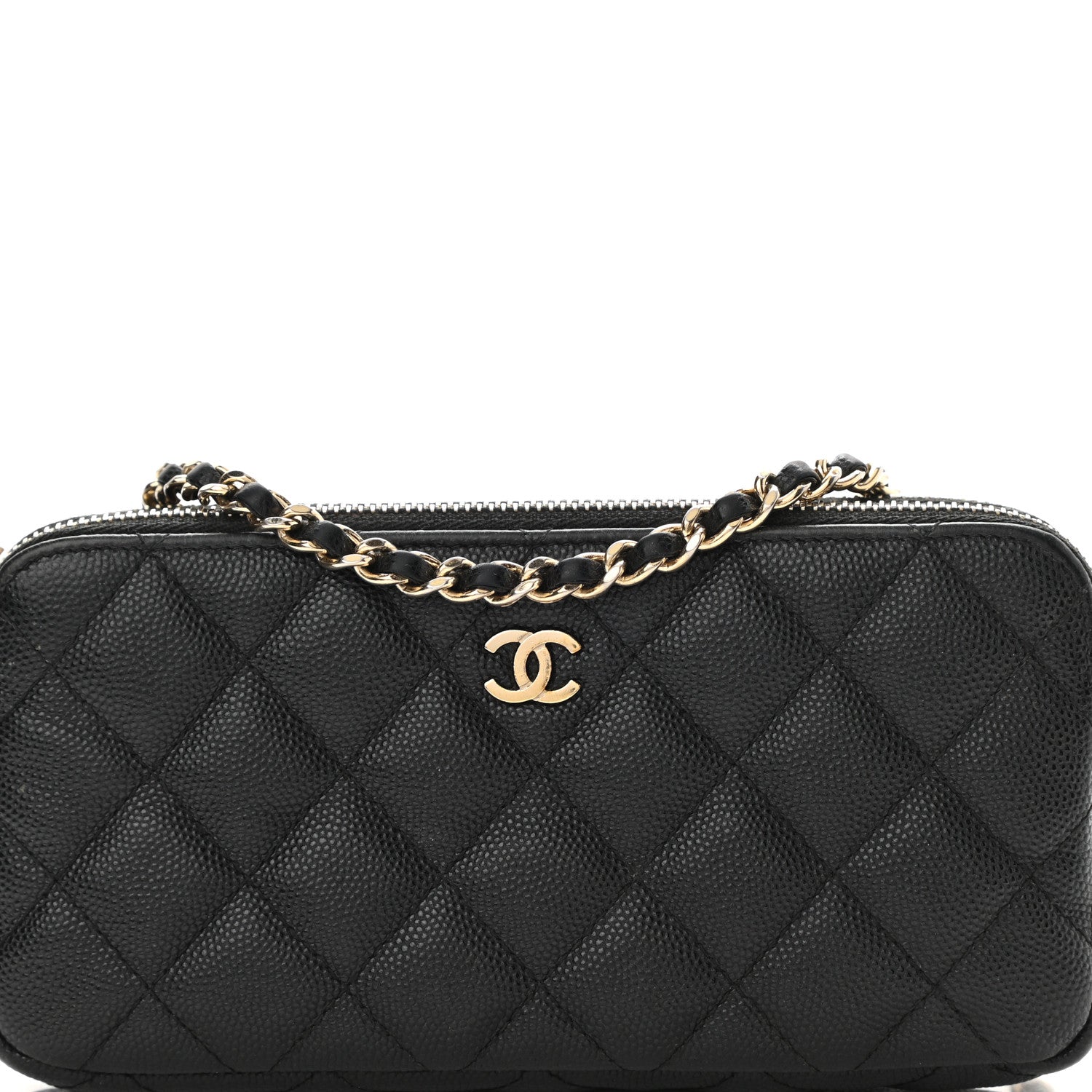 Chanel Caviar Quilted Small Clutch With Chain Black 11 of 14