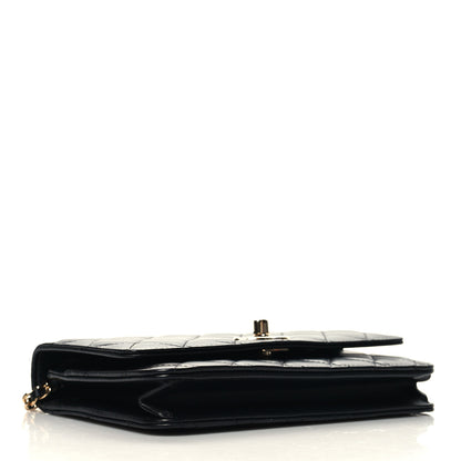 Chanel Lambskin Quilted Trendy CC Wallet On Chain WOC Black 4 of 12