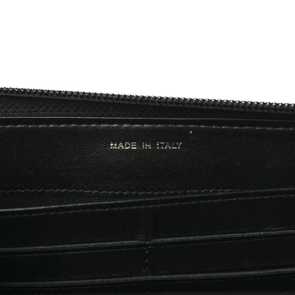 Chanel Lambskin Quilted Boy Zip Around Wallet Black 7 of 8