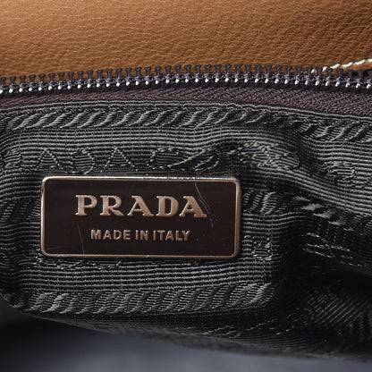 Prada Goatskin Cerniera Doctor Bag Beige 6 of 18