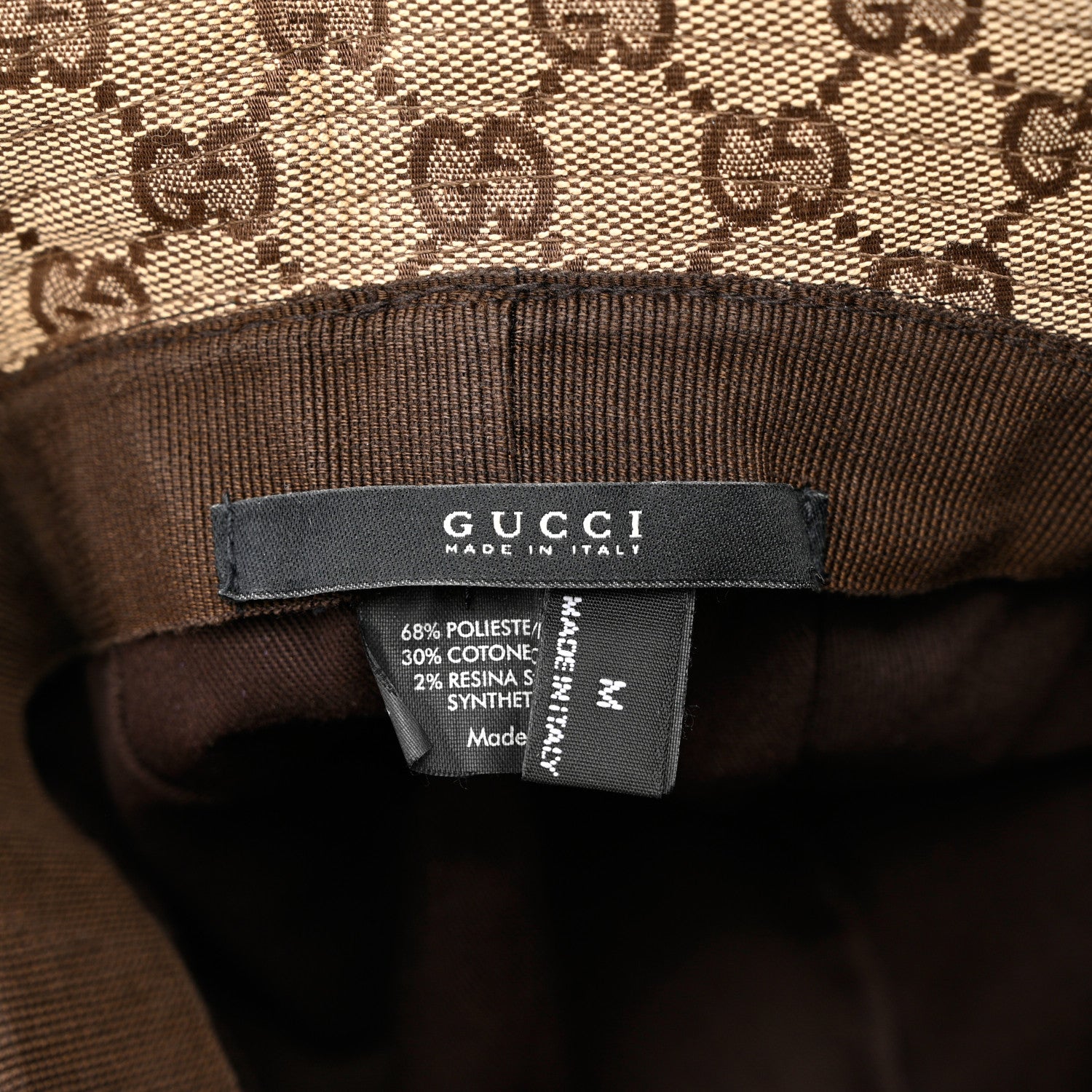 Gucci GG Monogram Web Bucket Hat M Brown 8 of 8