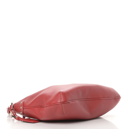 Prada Vitello Daino Hobo Rosso 4 of 12