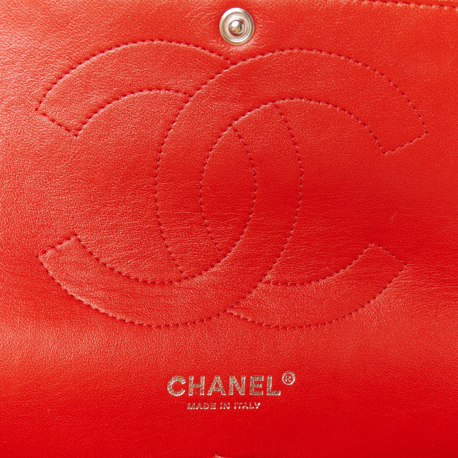 Chanel Lambskin Quilted Jumbo Double Flap Red 6 of 11
