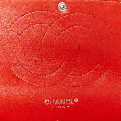 Chanel Lambskin Quilted Jumbo Double Flap Red 6 of 11