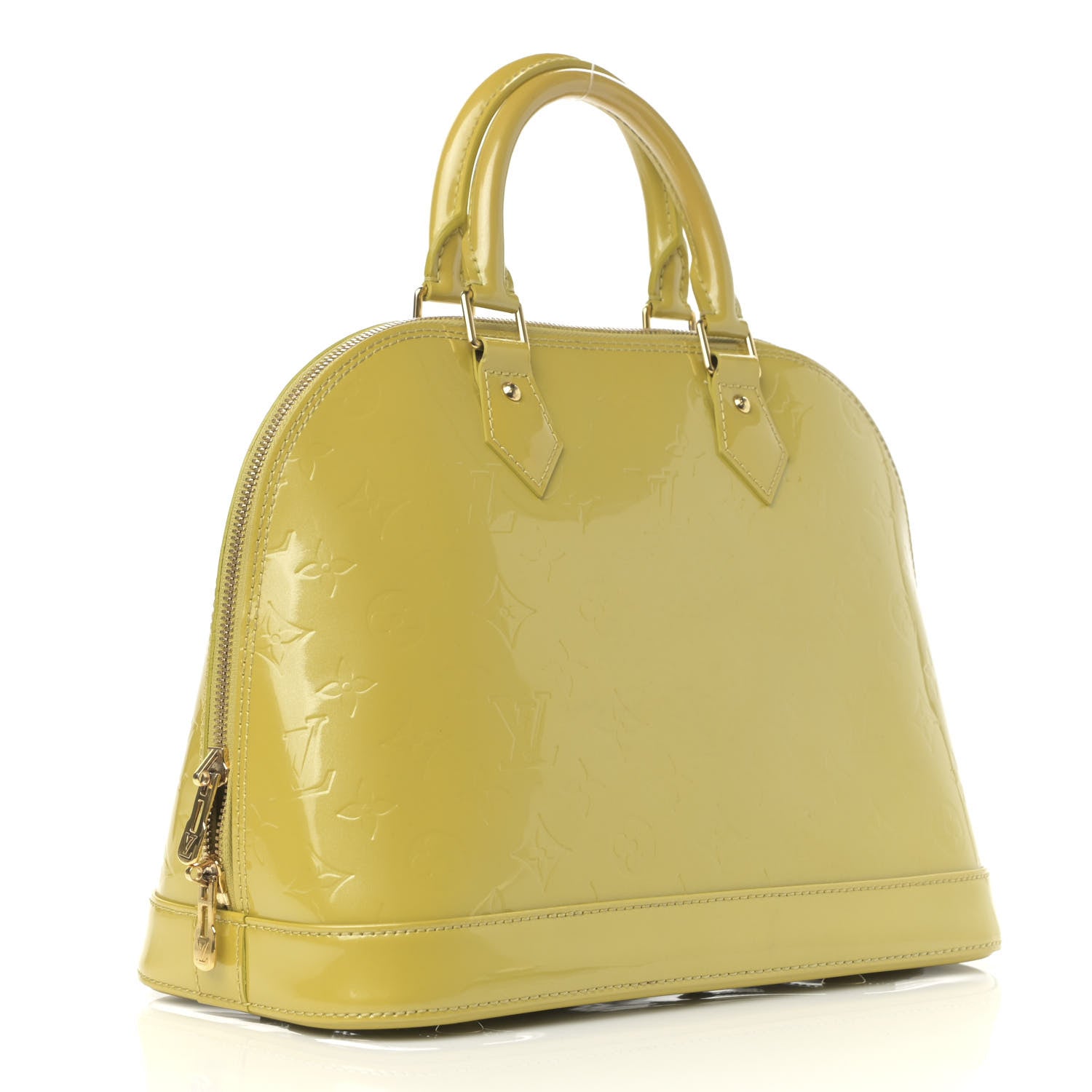 Louis Vuitton Vernis Alma PM Citrine 3 of 16