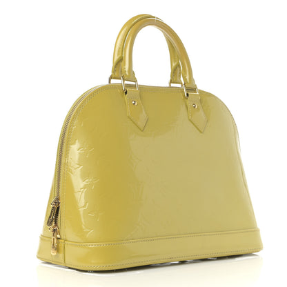 Louis Vuitton Vernis Alma PM Citrine 3 of 16