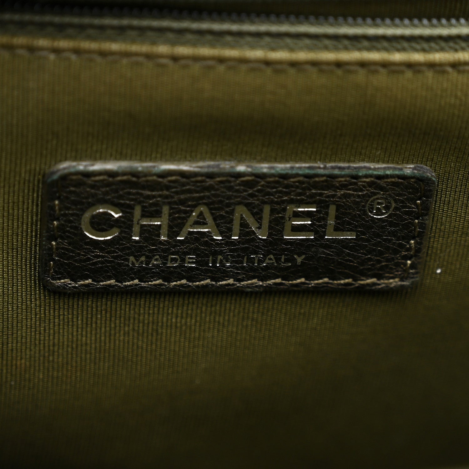 Chanel Calfskin Quilted Large Boy Flap Green 6 of 14