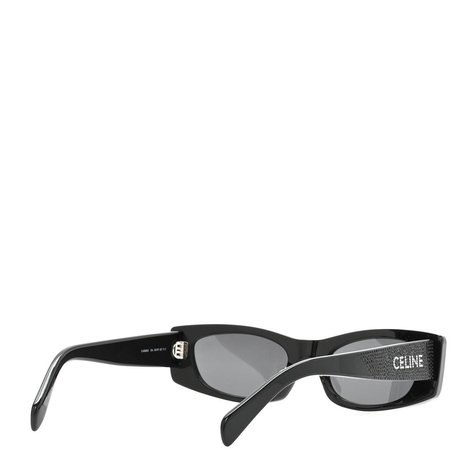 Celine Acetate Crystal Sunglasses CL4245US Black 4 of 8