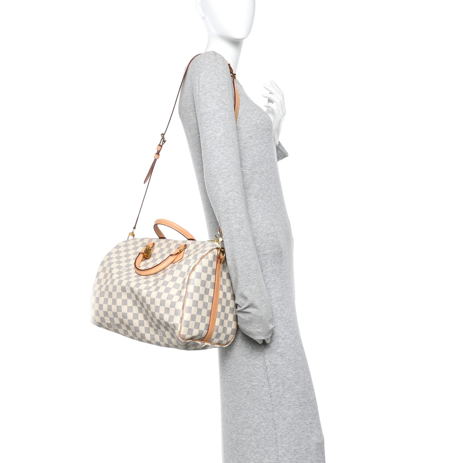 Louis Vuitton Damier Azur Speedy Bandouliere 35 2 of 11