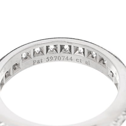Tiffany Platinum Diamond Lucida Eternity Band Ring 50 5.5 4 of 6