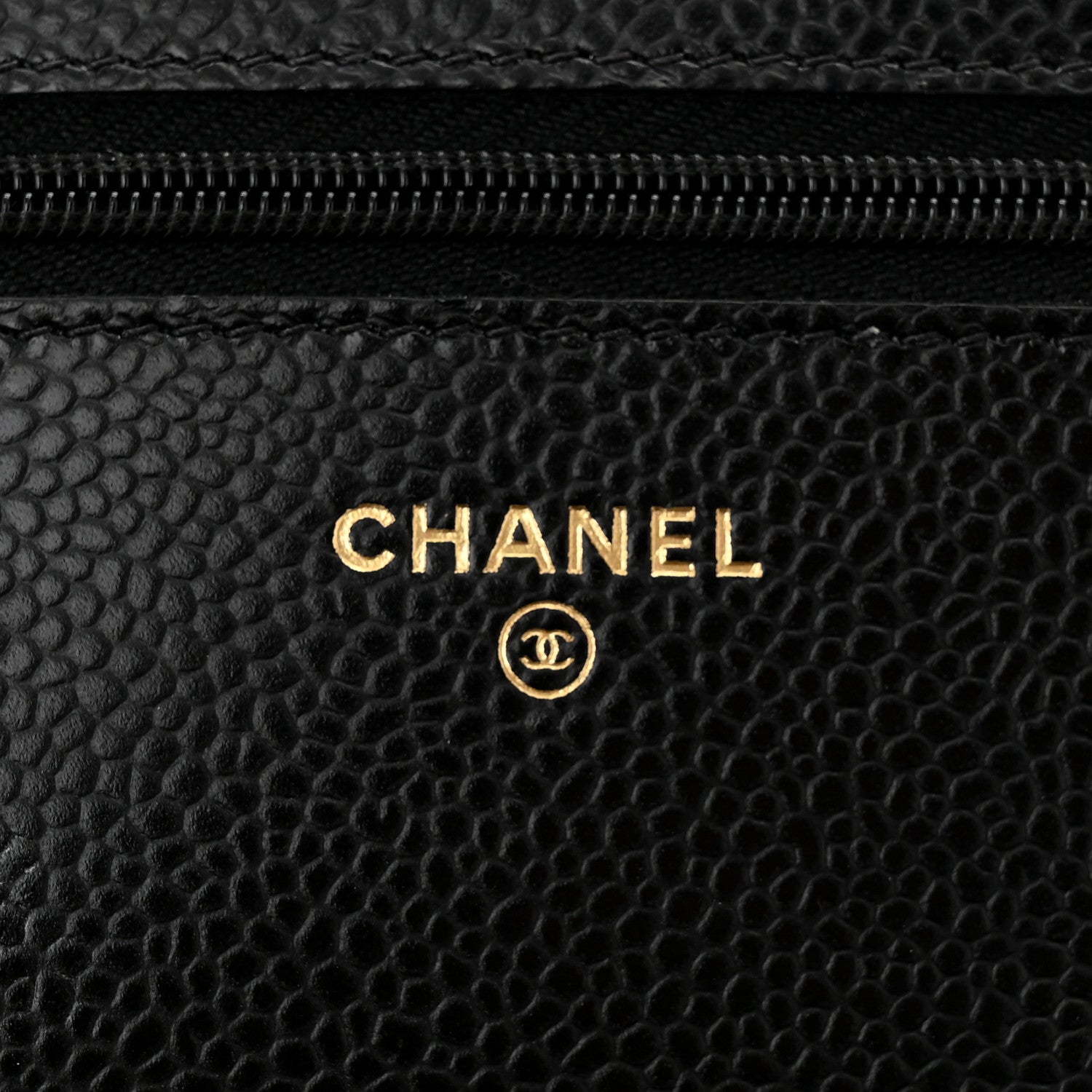 Chanel Caviar Quilted Wallet On Chain WOC Black 6 of 12