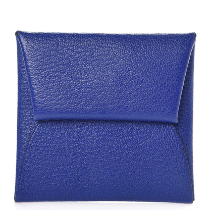 Hermes Chevre Mysore Bastia Coin Purse Bleu Electrique 1 of 7