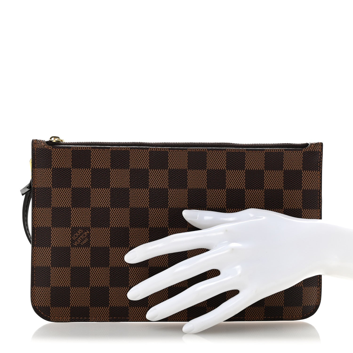 Louis Vuitton Damier Ebene Neverfull MM GM Pochette 2 of 8