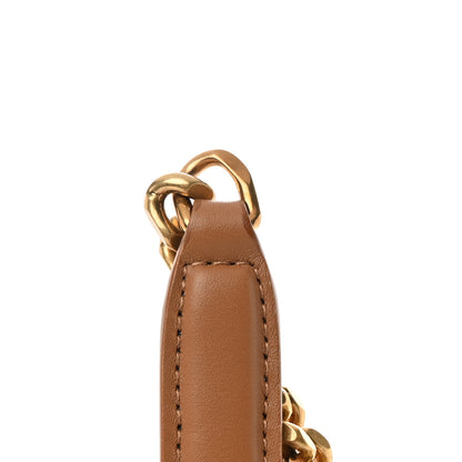 Saint Laurent Suede Calfskin Quilted Medium Loulou Puffer Monogram Chain Satchel Cinnamon 11 of 12