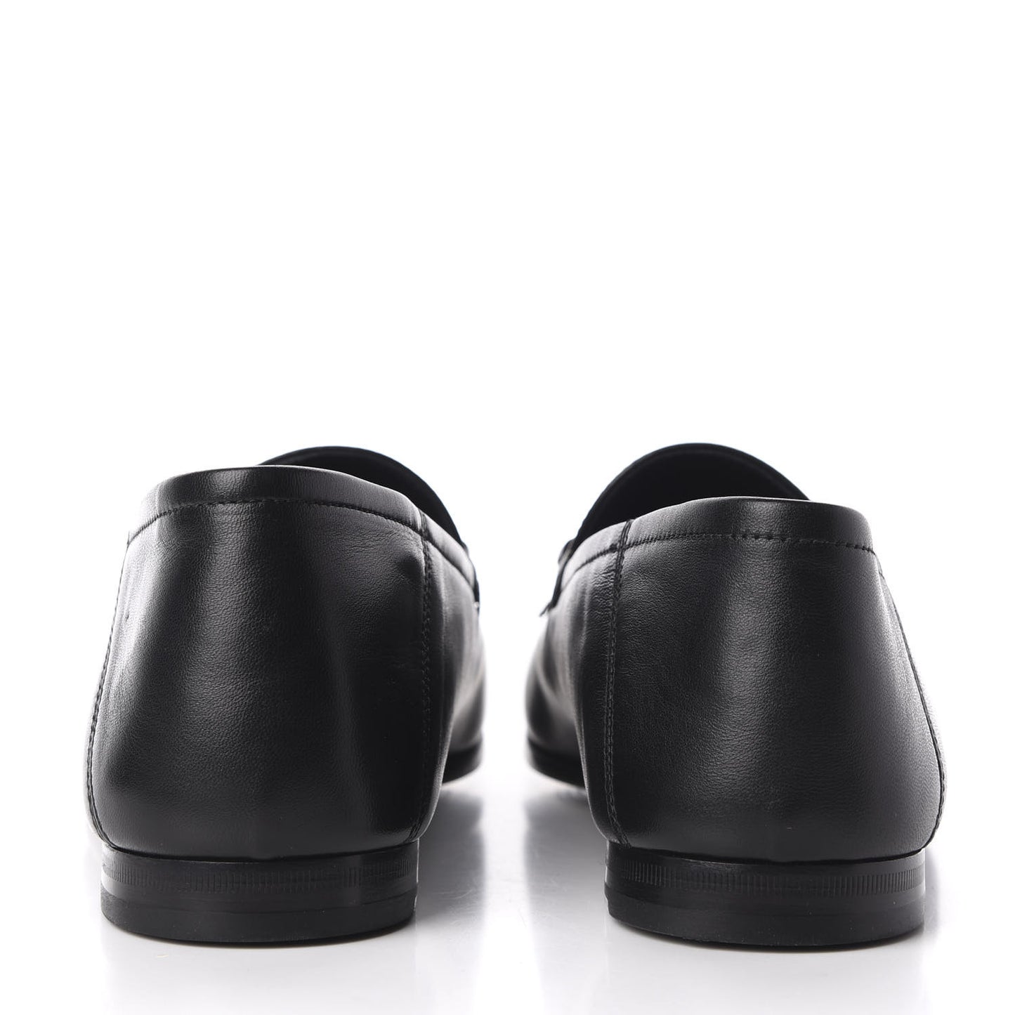 Goatskin Tiger Embroidered Mens Horsebit Loafers 9 Black