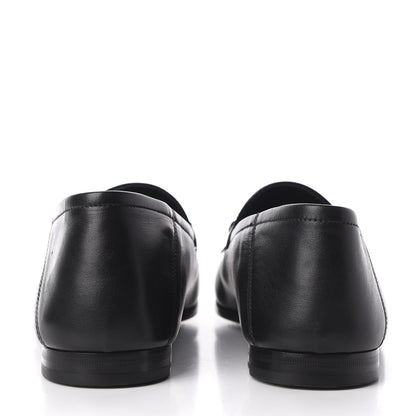 Gucci Goatskin Tiger Embroidered Mens Horsebit Loafers 9 Black 7 of 11