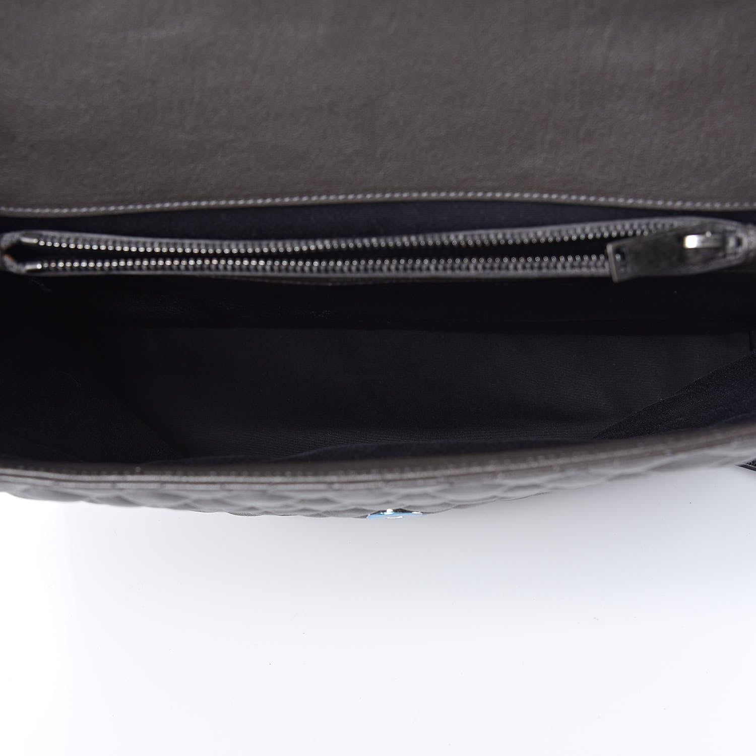 Saint Laurent Sheepskin Tri-quilt Monogram Large College Satchel Asphalt 5 of 11
