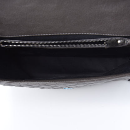 Saint Laurent Sheepskin Tri-quilt Monogram Large College Satchel Asphalt 5 of 11