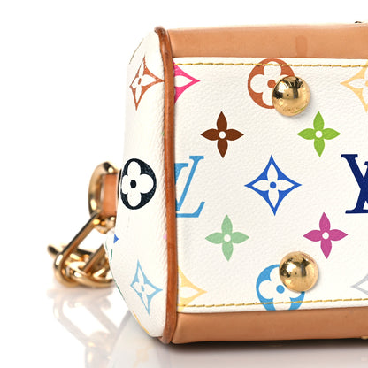 Louis Vuitton Monogram Multicolor Beverly MM White 7 of 9