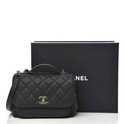 Chanel Caviar Quilted Medium Business Affinity Flap Black 10 of 10