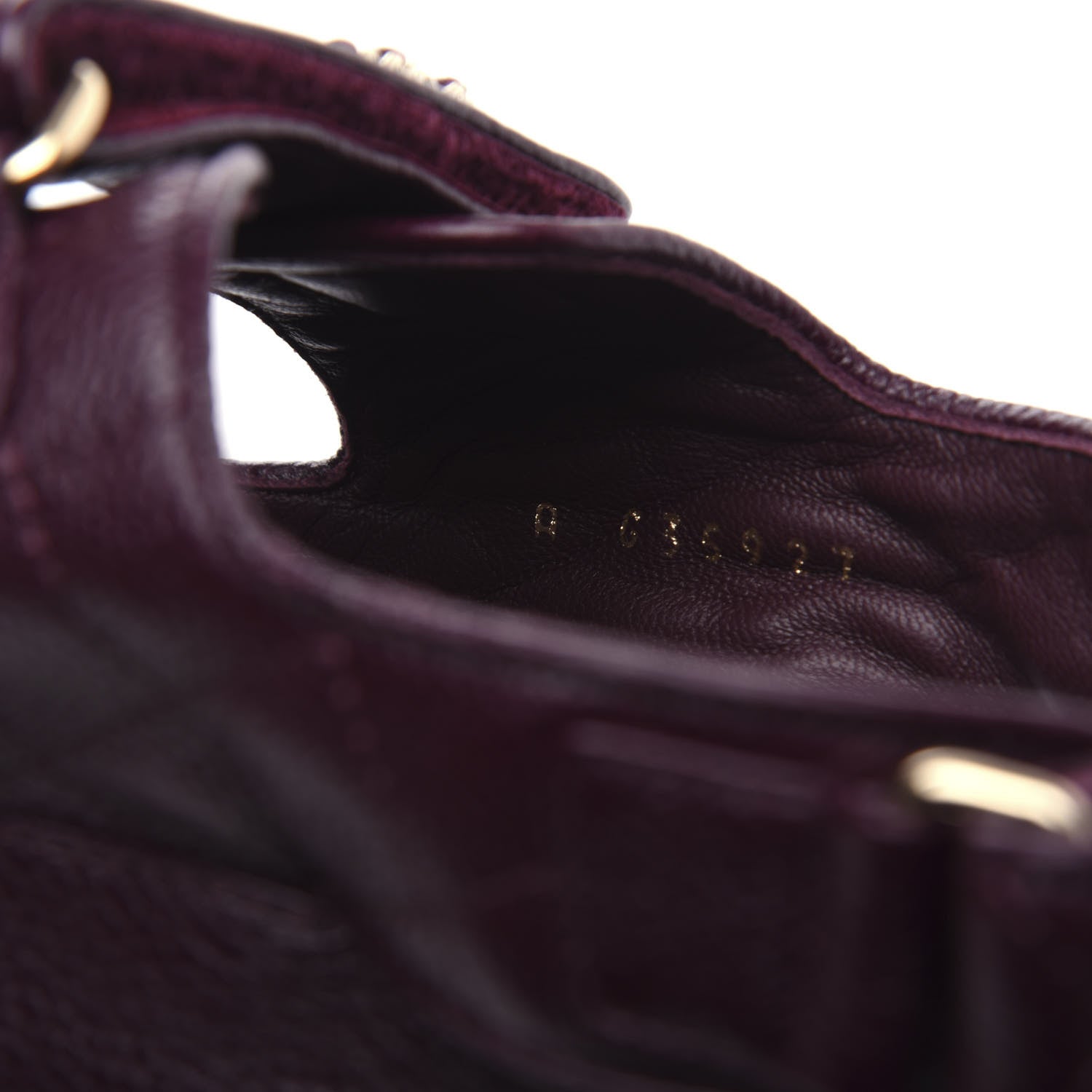 Chanel Grained Calfskin Quilted Velcro Dad Sandals 41 Burgundy 10 of 11