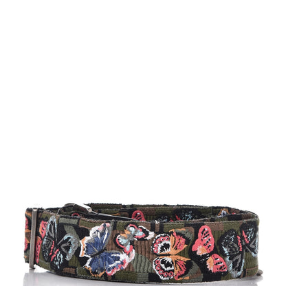 Valentino Garavani Canvas Camubutterfly Rockstud Guitar Strap Multicolor 2 of 6
