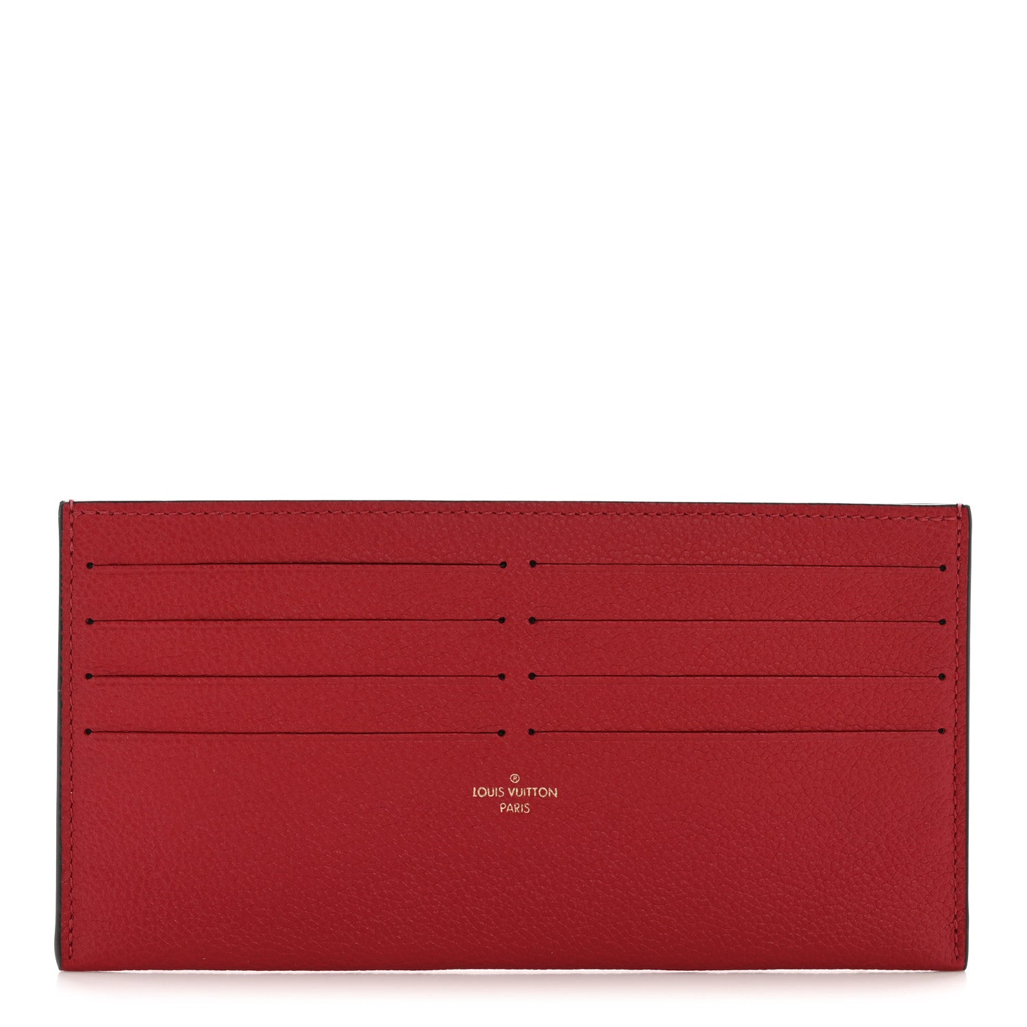 Louis Vuitton Calfskin Felicie Card Holder Insert Scarlet 1 of 6