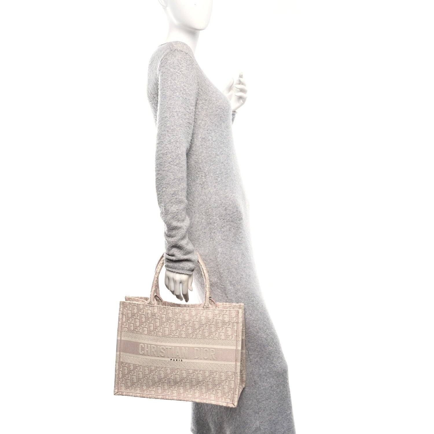 Christian Dior Oblique Medium Book Tote Rose Des Vents 2 of 10