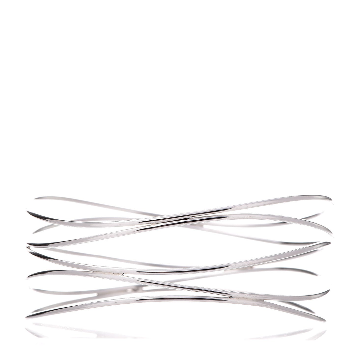 Sterling Silver Elsa Peretti Five Row Wave Bracelet