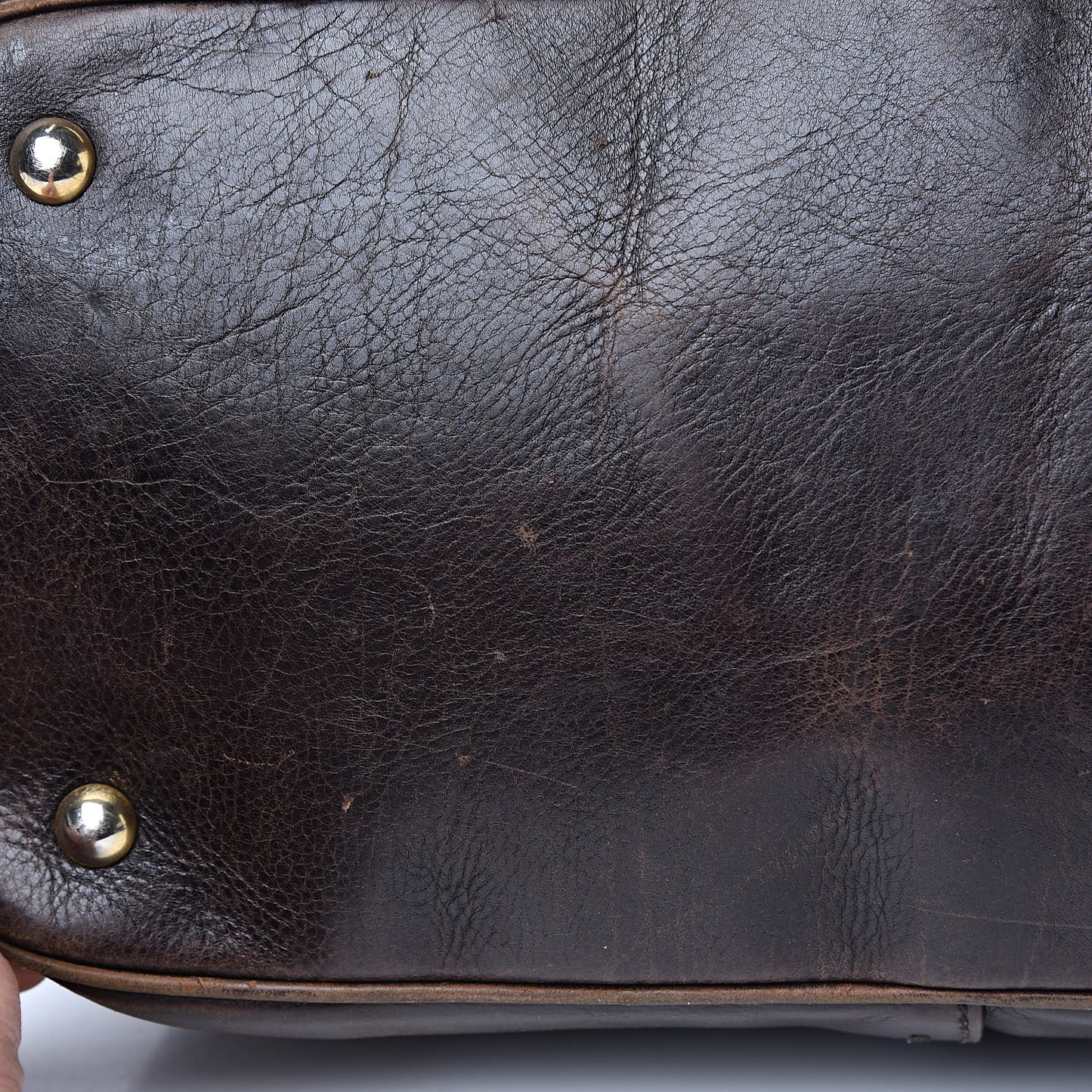 Calfskin Oversized Muse Brown